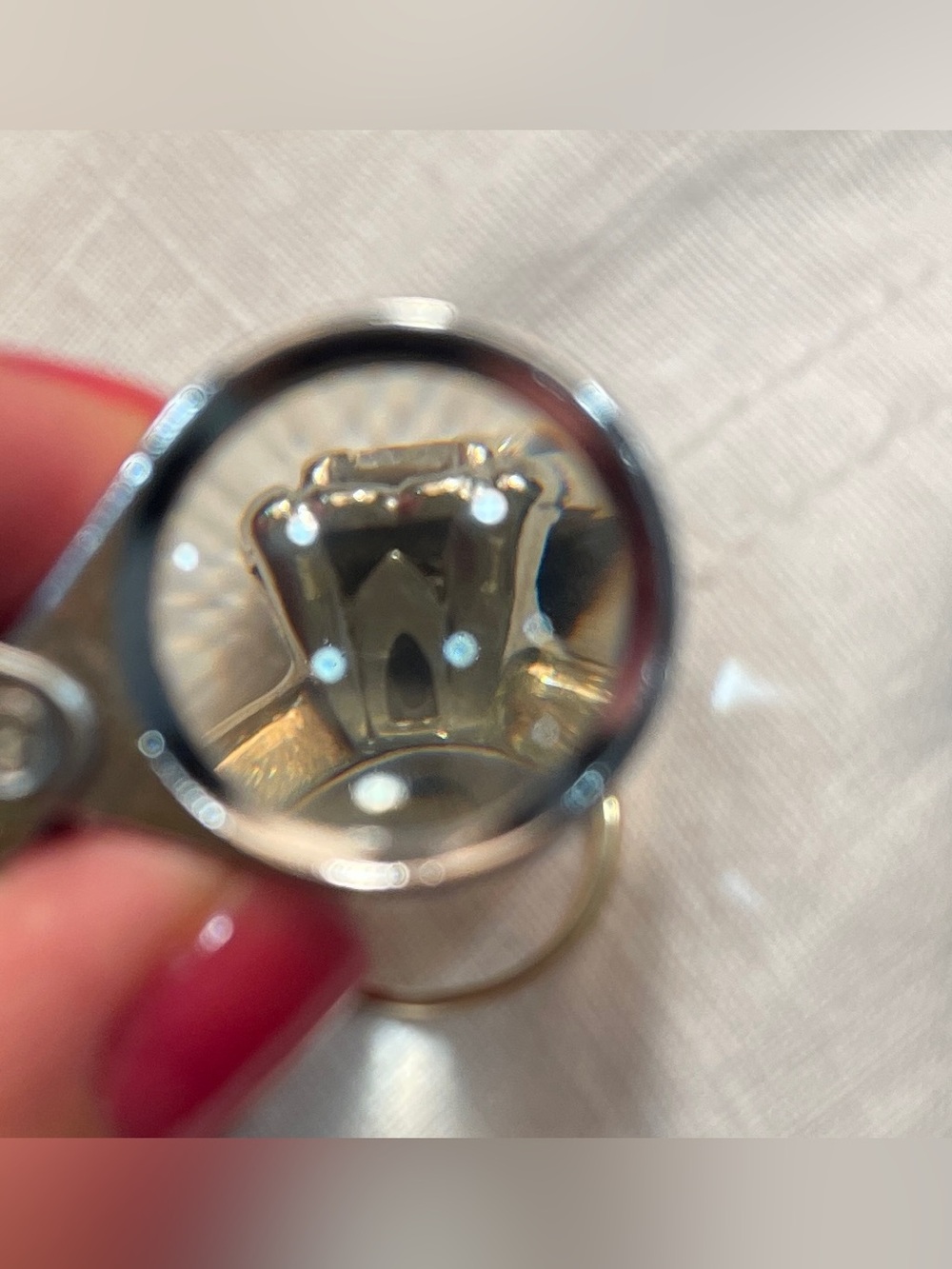 1940's .25 carat 14K Engagement Ring, 5.75 - Picture 5 of 12